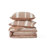 Cotton Boho Waffle Weave Duvet Cover Set