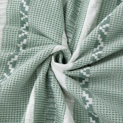 Cotton Boho Waffle Weave Duvet Cover Set