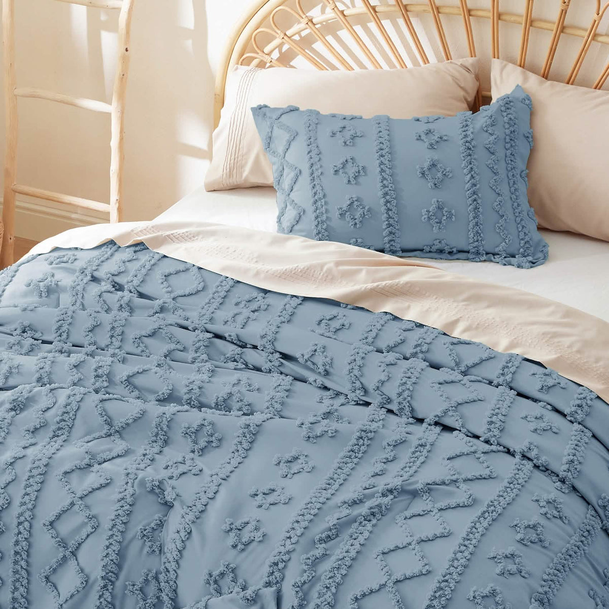 Boho Deluxe Embroidery Comforter Set