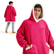 Sherpa Fleece Blanket Hoodie