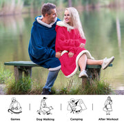 Sherpa Fleece Blanket Hoodie