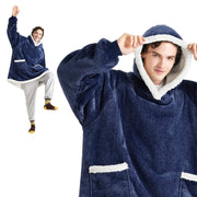 Sherpa Fleece Blanket Hoodie