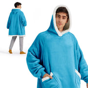 Sherpa Fleece Blanket Hoodie