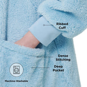 Shaggy Sherpa Blanket Hoodie