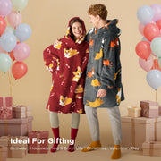 Shaggy Sherpa Blanket Hoodie