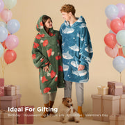 Shaggy Sherpa Blanket Hoodie