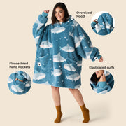 Shaggy Sherpa Blanket Hoodie