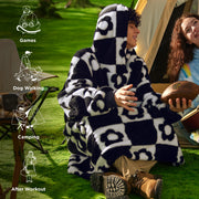 Shaggy Sherpa Blanket Hoodie