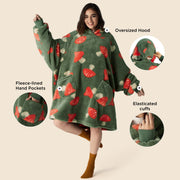 Shaggy Sherpa Blanket Hoodie