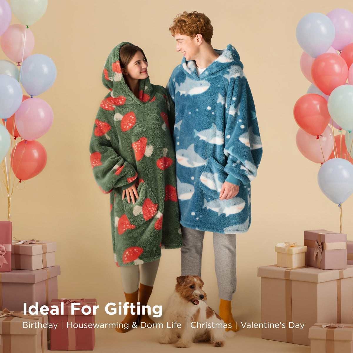 Shaggy Sherpa Blanket Hoodie