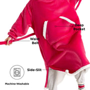 Sherpa Fleece Blanket Hoodie