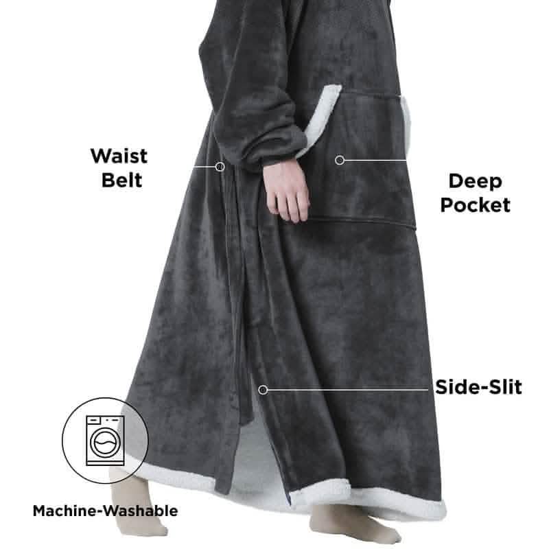 Sherpa Fleece Blanket Hoodie