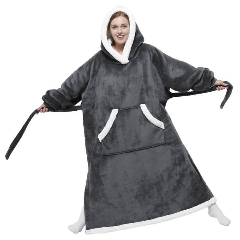 Sherpa Fleece Blanket Hoodie