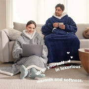 Sherpa Fleece Blanket Hoodie