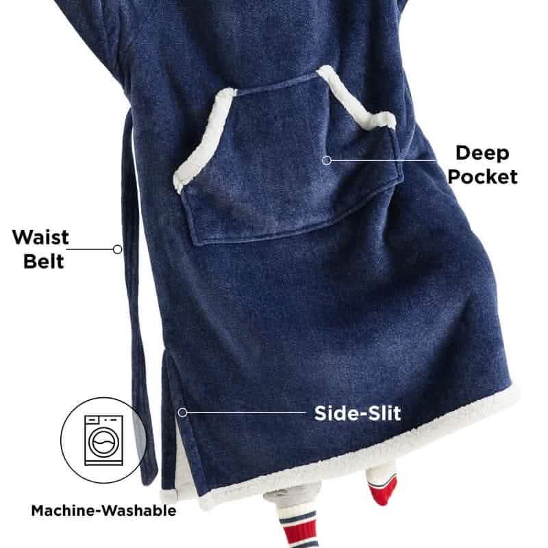 Sherpa Fleece Blanket Hoodie