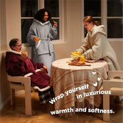 Sherpa Fleece Blanket Hoodie