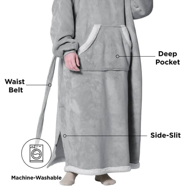 Sherpa Fleece Blanket Hoodie