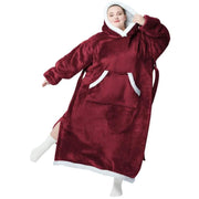 Sherpa Fleece Blanket Hoodie