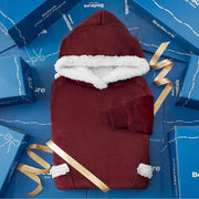 Sherpa Fleece Blanket Hoodie