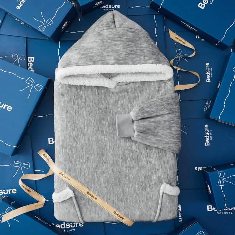 Sherpa Fleece Blanket Hoodie