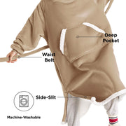 Sherpa Fleece Blanket Hoodie