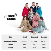 Sherpa Fleece Blanket Hoodie