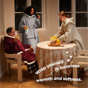 Sherpa Fleece Blanket Hoodie