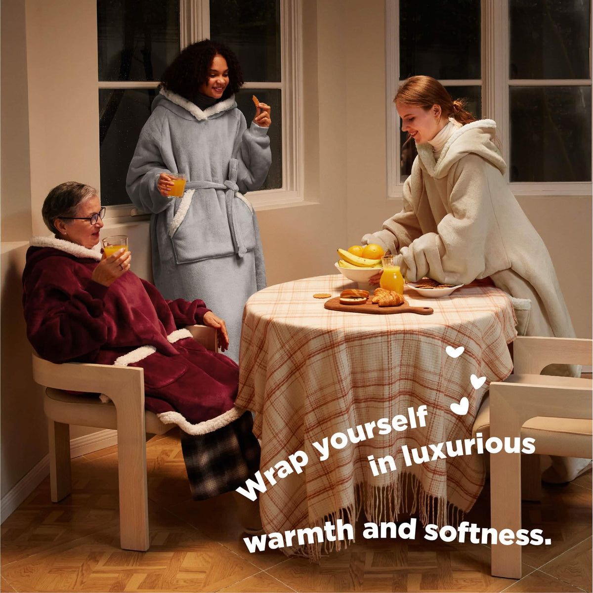 Sherpa Fleece Blanket Hoodie
