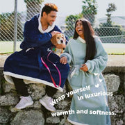 Sherpa Fleece Blanket Hoodie