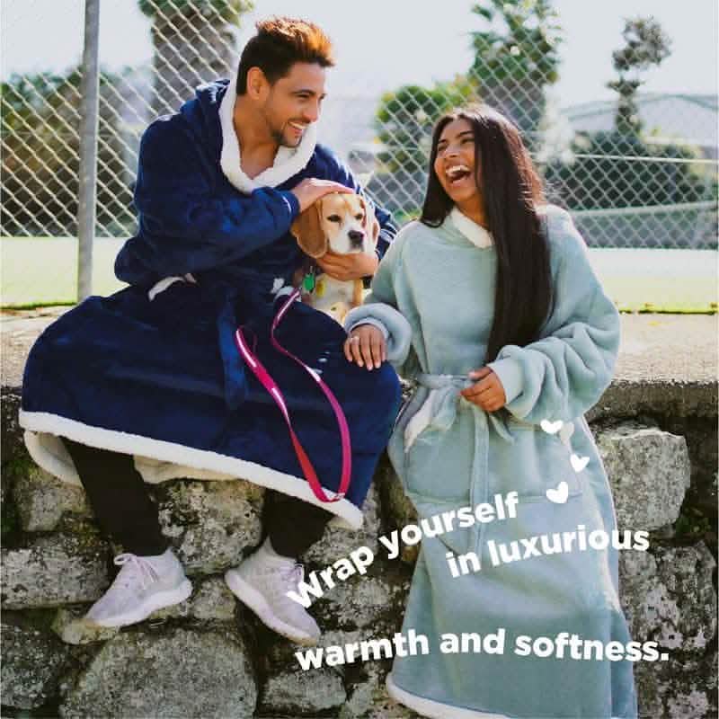 Sherpa Fleece Blanket Hoodie