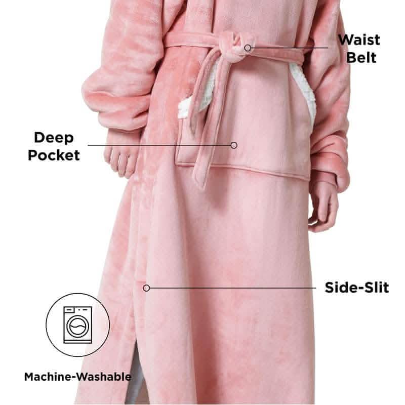 Sherpa Fleece Blanket Hoodie