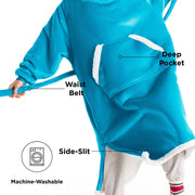 Sherpa Fleece Blanket Hoodie