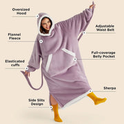 Sherpa Fleece Blanket Hoodie