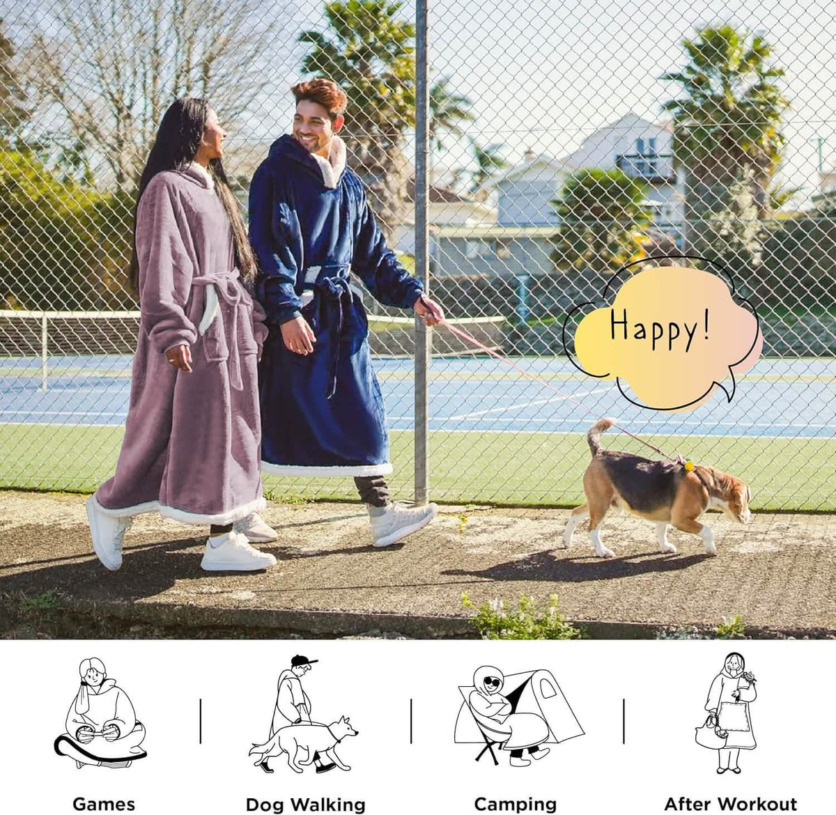 Sherpa Fleece Blanket Hoodie