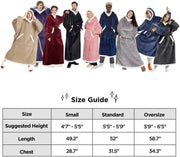 Sherpa Fleece Blanket Hoodie