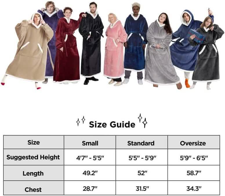 Sherpa Fleece Blanket Hoodie