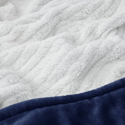 Solid Flannel Heated Blanket