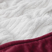 Solid Flannel Heated Blanket