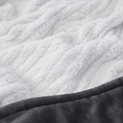 Solid Flannel Heated Blanket
