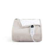 Solid Flannel Heated Blanket