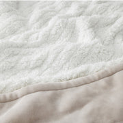 Solid Flannel Heated Blanket
