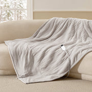 Solid Flannel Heated Blanket