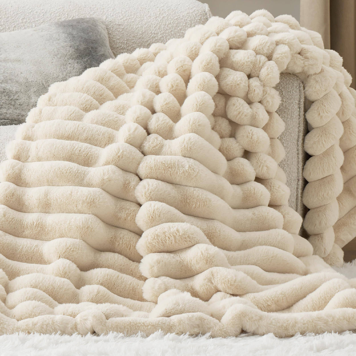 Plush Stripe Blanket