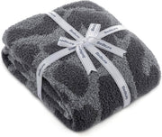 Feather Yarn Throw Blanket