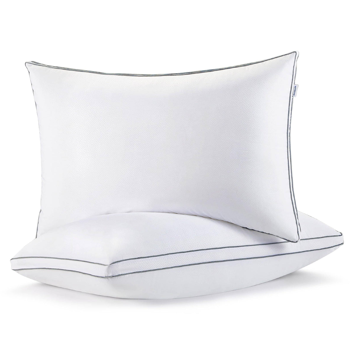 Greek Key Gusseted Pillows 2PCS