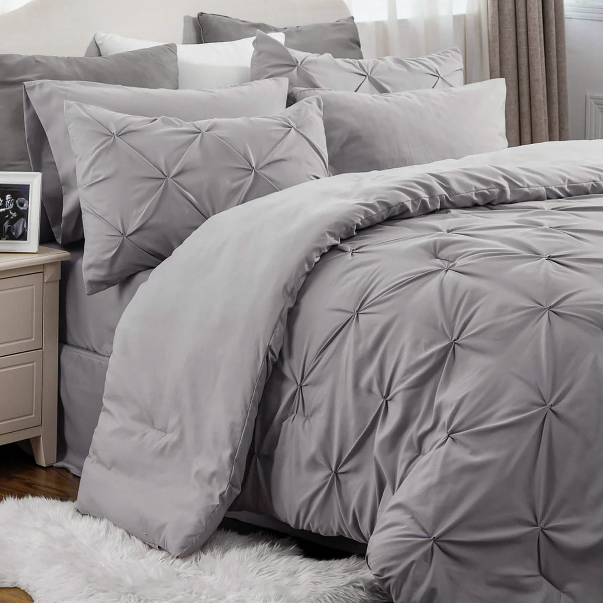 Pintuck Bed-in-a-Bag