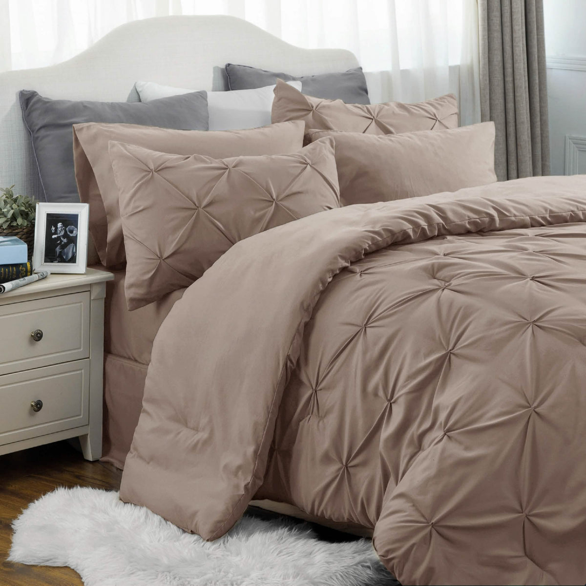 Pintuck Bed-in-a-Bag