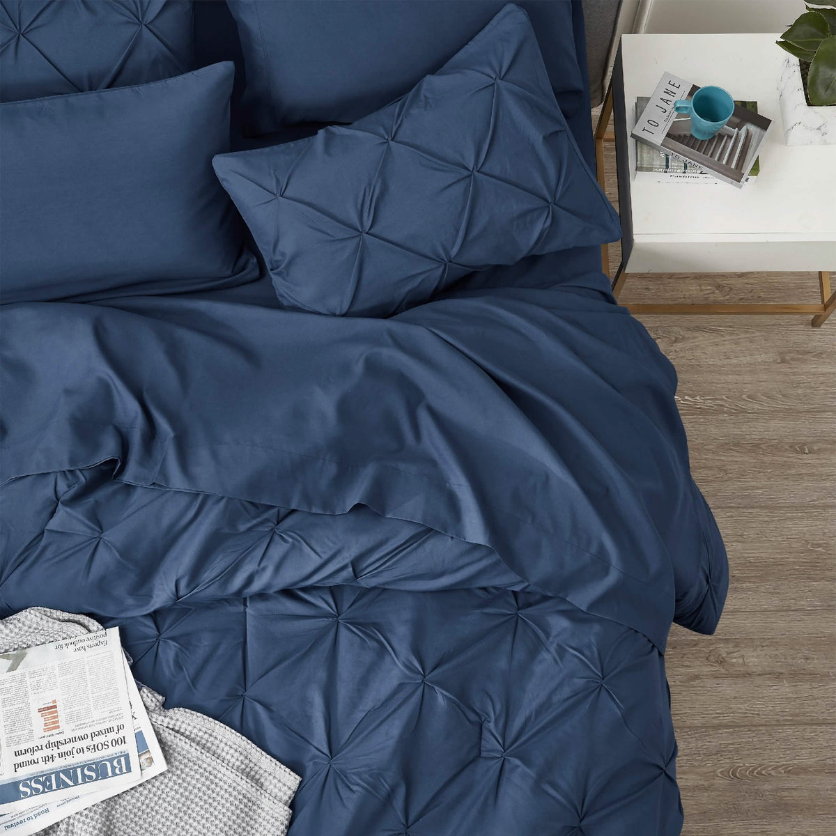 Pintuck Bed-in-a-Bag