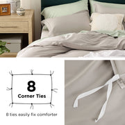 Breathable Lyocell Cotton Duvet Cover Set