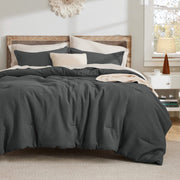 Cotton Waffle Weave Comforter Set